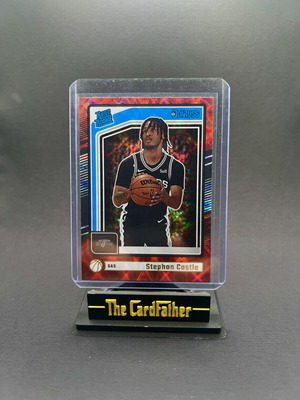 Stephon Castle Red Rated Rookie Panini Basketball Card