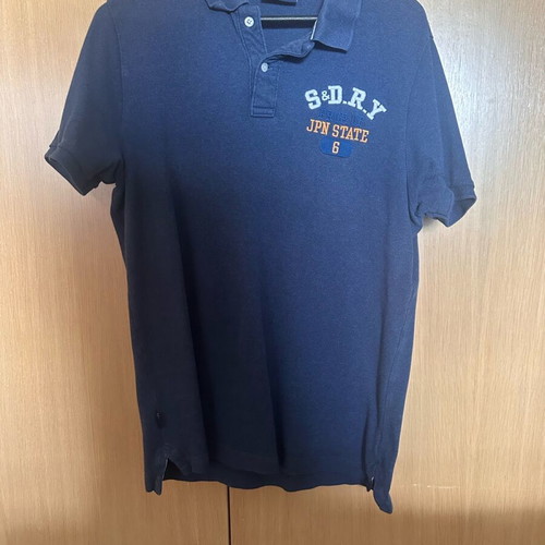 Ανδρικό polo Superdry XL σε εξαιρετική κατάσταση, μπλε