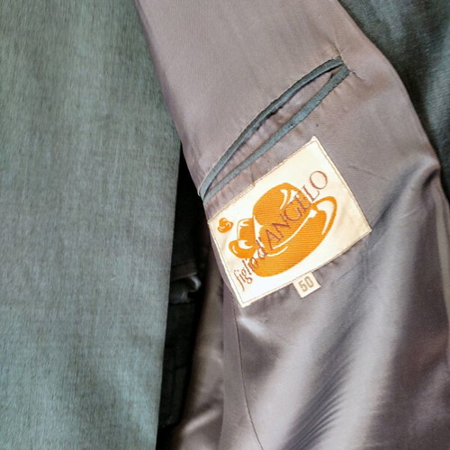 Figlio d' Angelo suit size 50 used, blue