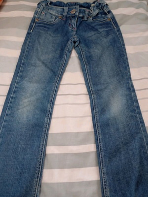 Green Generation jeans for girls, like new, blue, size 134 cm