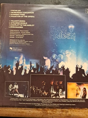 Iron Maiden vinyl record