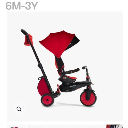 STR3 Stroller Trike used with 6-Point Harness and Steering