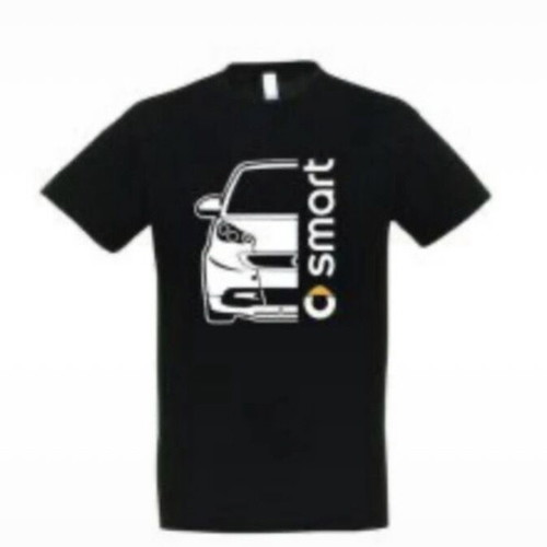 T-shirt with smart logo, new, black