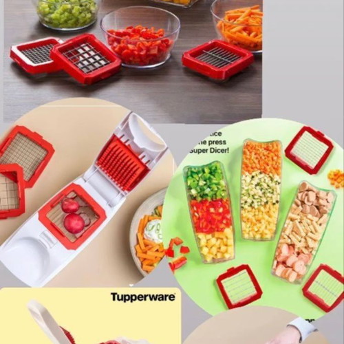 Tupperware Vegetable Cutter with Three Different Blades, New in Box
