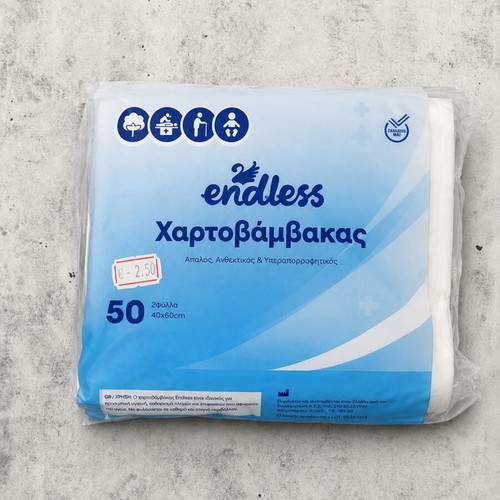 Endless paper towels 50 sheets 40x60 cm