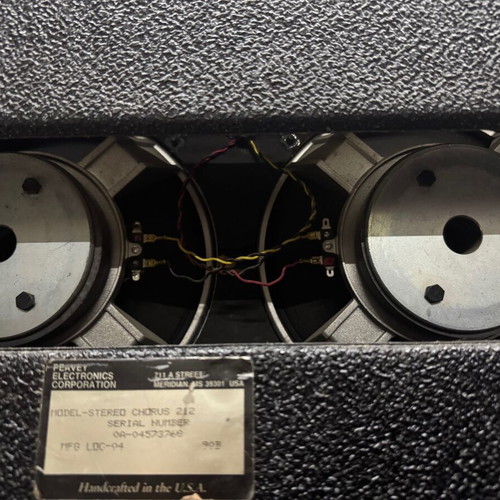 Peavey Stereo Chorus 212 guitar amplifier like new with original footswitch