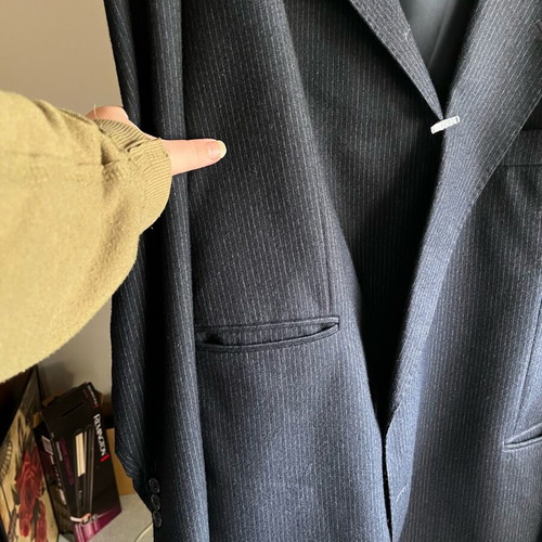 Duke of Wellington men's wool blazer like new, dark blue