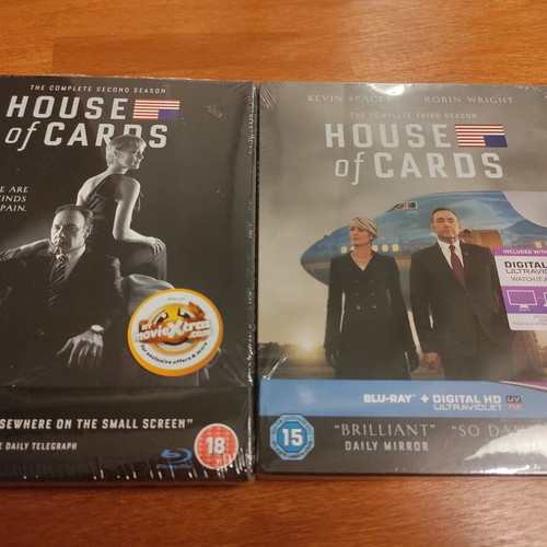 House of Cards seasons 1 2 3 Blu-Ray new with English subtitles