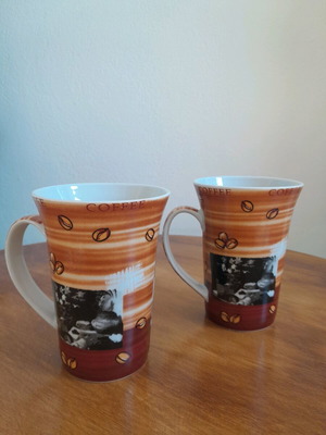Vicko coffee mugs set of 2 new