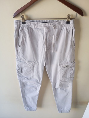 Zara men's cargo pants like new, gray, size S