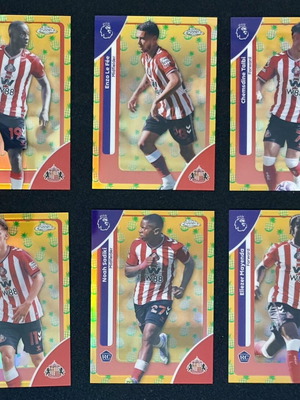 2026 Topps Premier League Sunderland Lot 6 pineapples near mint