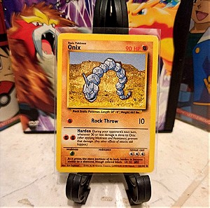 Onix Base Set 1999 Pokemon Κάρτα