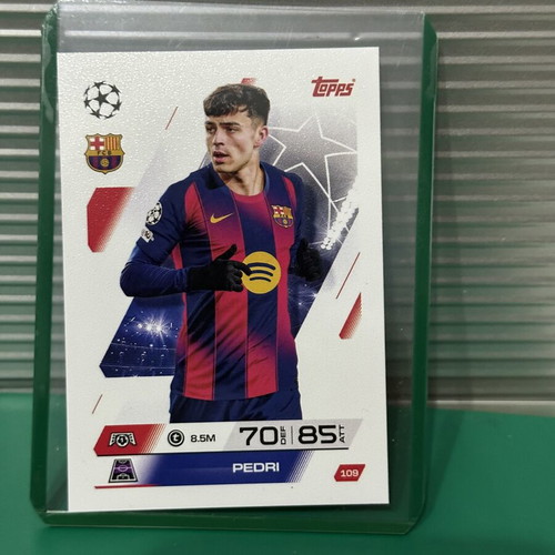 Pedri Topps 25/26 Barcelona card new
