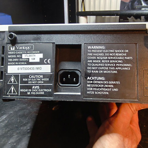 Vantage VTL960TA VHS time lapse cassette recorder