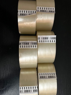 Ταινίες συσκευασίας καινούργιες, διάφανες, πακέτο 6 τεμαχίων