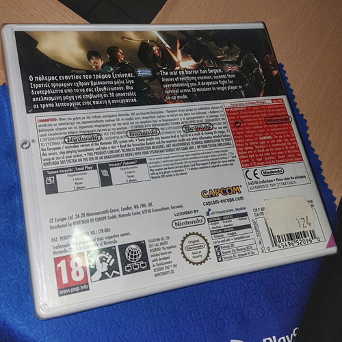 Resident Evil Mercenaries 3DS PAL game new, Greek/English