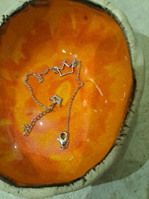 Silver chain bracelet slightly used