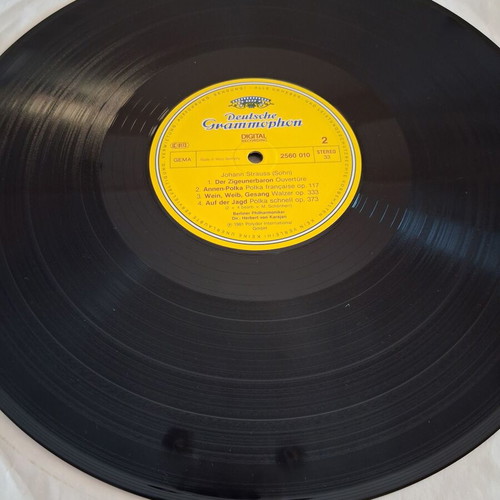 Herbert von Karajan Strauss Vinyl Record Set used, classical