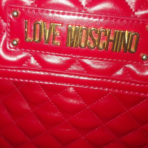 Moschino red backpack like new