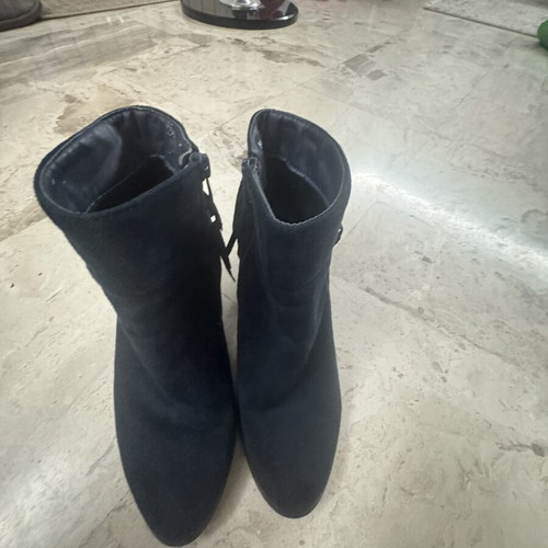 Blue ankle boots like new, size 38