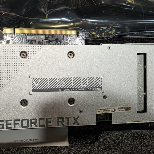 Gigabyte Vision RTX3060 graphics card not working