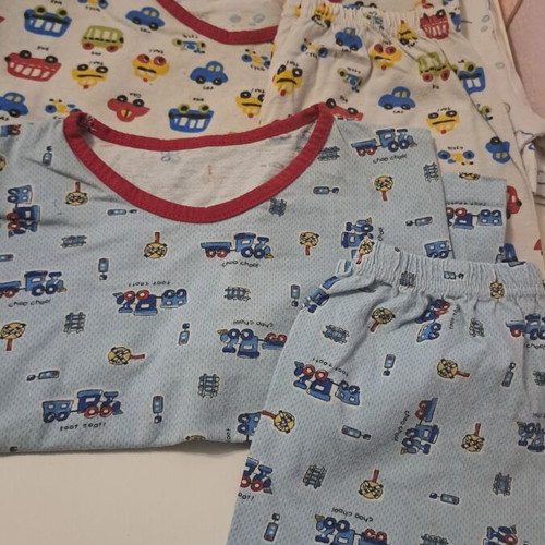 Baby boy clothing set, 3 pajama sets with cute designs, age 2-3