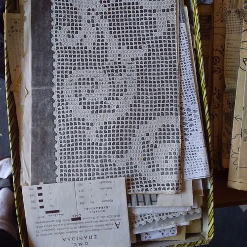 Vintage embroidery magazines, 29 issues with extra patterns