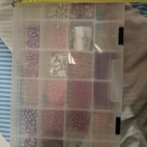 Box with various beads used