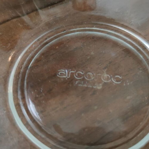 Arcoroc France Fleur vintage serving set 7 pieces used