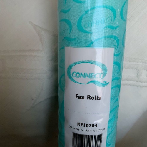 Thermal fax roll new, 210mm x 30 meters