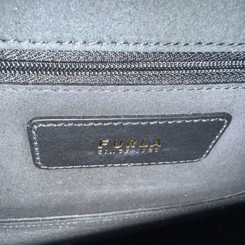 Furla Sfera bag new, natural leather, black