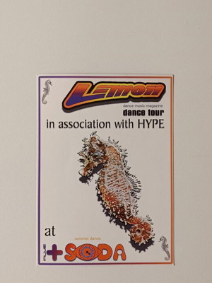 Flyer Summer Dance Tour Lemon Dance Tour at Plus Soda like new