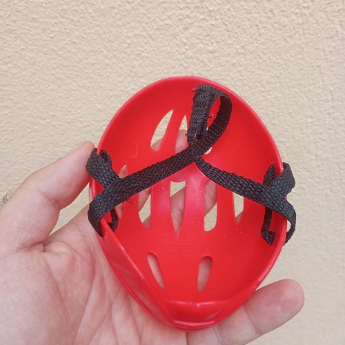 Set of 2 doll helmets accessories