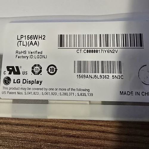 Laptop screen LP156WH2 (TL)(AA) used, 15.6 inch HD LED