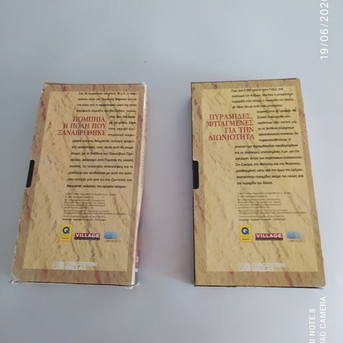 Ancient Civilizations Video Cassettes new, pyramids, Pompeii