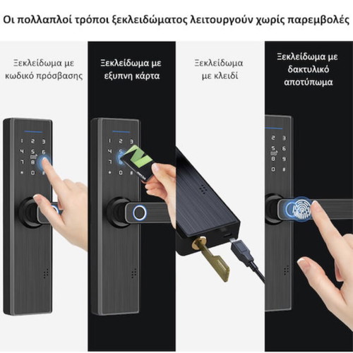 Moes WDL-X1 Smart WiFi Lock like new, black, pack of 2