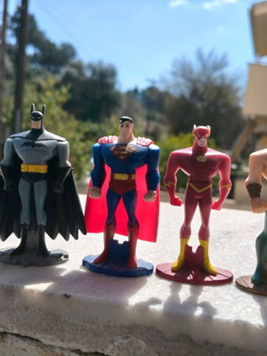 Justice League DC Unlimited Metal Collection 4 μινιατούρες σαν καινούργιες