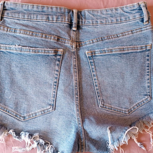 Zara high-waisted shorts like new, blue, size S
