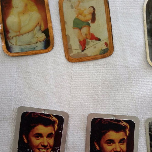 Vintage Resin Charms Set of 16 New for Handmade Jewelry