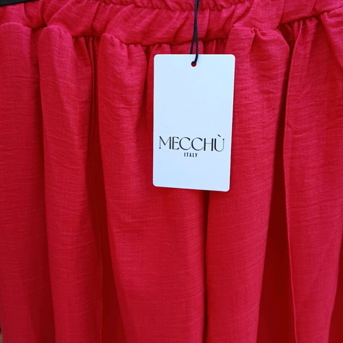 Pants new one size red with elastic waist