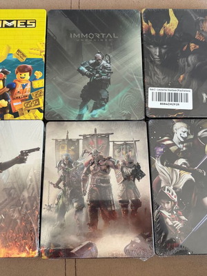 Σετ 6 νέων μεταλλικών θηκών steelbook για PlayStation 4