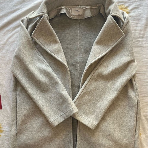 Unisex gray Zara Basic coatigan like new