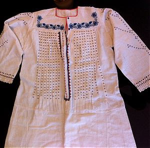 Πουκαμίσα φορεσιάς της δεκαετίας 1930, από τη Μακεδονία αυθεντική!