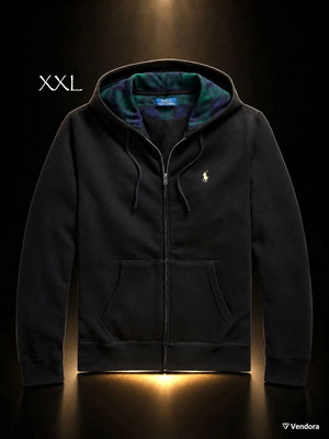 Ralph Lauren hoodie black XXL like new