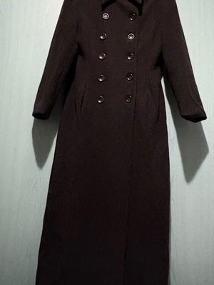 Μαύρο παλτό μέγεθος S μεταχειρισμένο