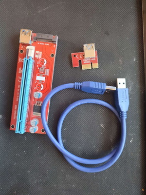 PCI-E 1x to 16x powered Riser Kit καινούργιο