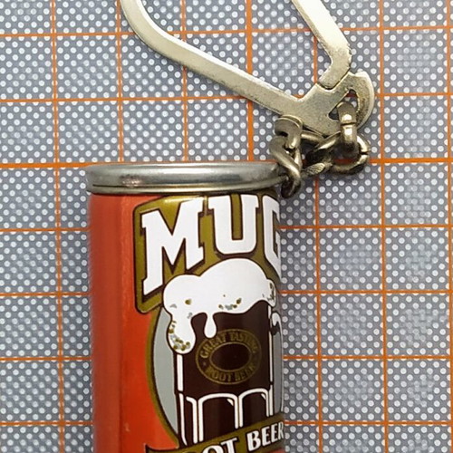 Pepsi Cola Mug Root Mini Beer Can Keychain USA 1998 like new