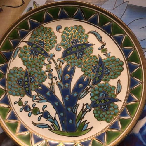 Japanese plate handmade with beautiful design