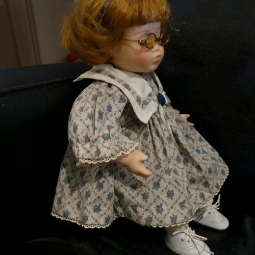 Vintage German doll new, height 35cm