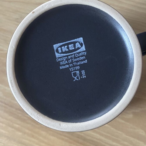IKEA DINERA mugs, set of 4, black
